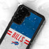 NFL Buffalo Bills White Striped Galaxy S24 Plus Waterproof Case